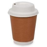 Paper Disposable Ripple Cup with Lid