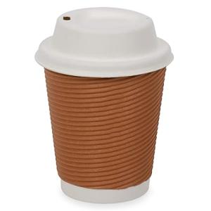 Paper Disposable Ripple Cup with Lid