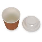 Paper Disposable Ripple Cup with Lid